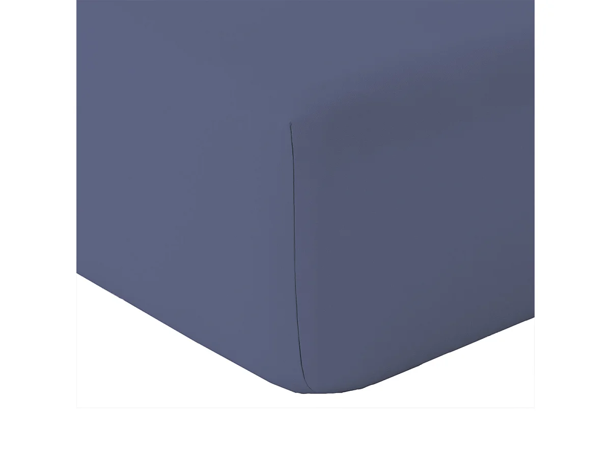 Drap housse en coton Lavé Oekotex