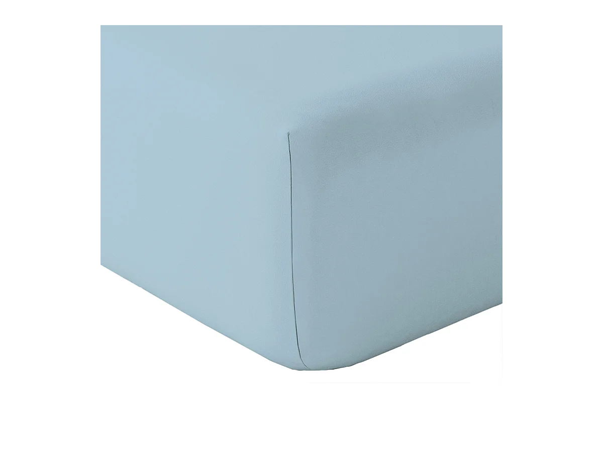 Drap housse en coton Lavé Oekotex