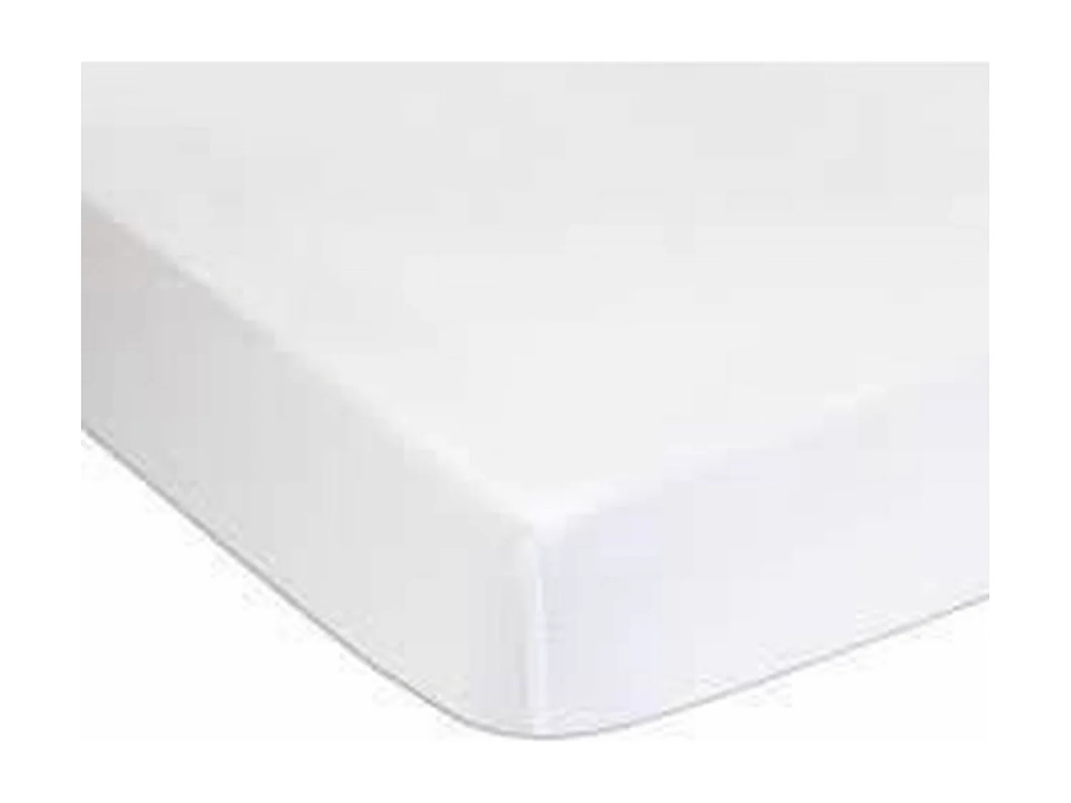 Set van 2 hoeslakens - Jersey - oeko-Tex - Wit/Kiezel - 60 x 120 cm