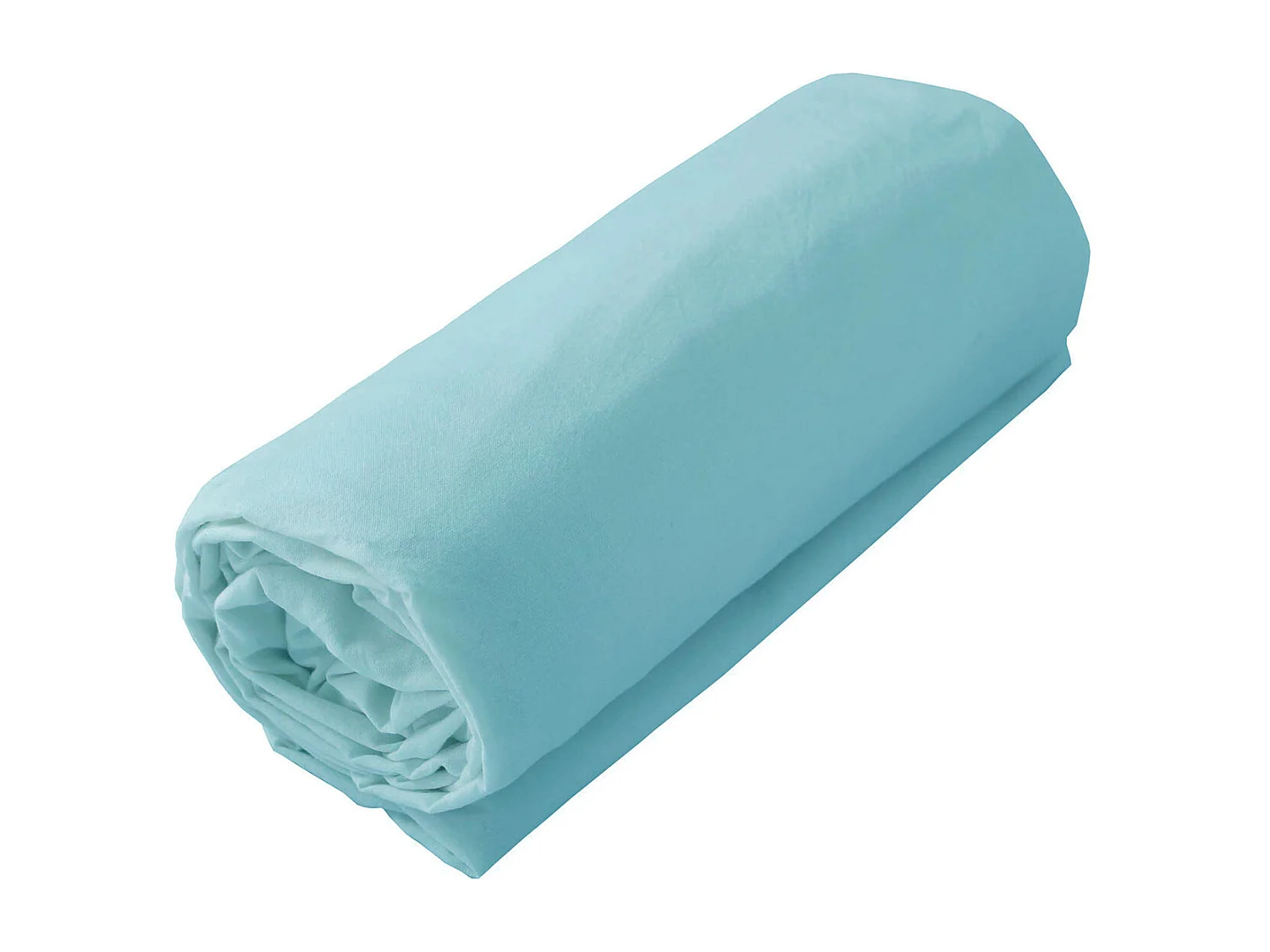 Drap housse jersey uni en 100% coton