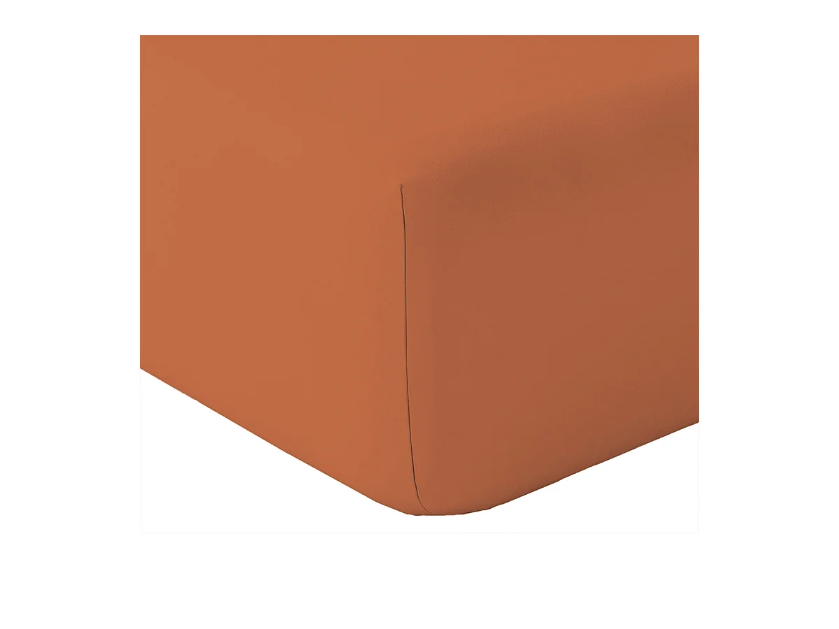 Drap housse en coton Lavé Oekotex