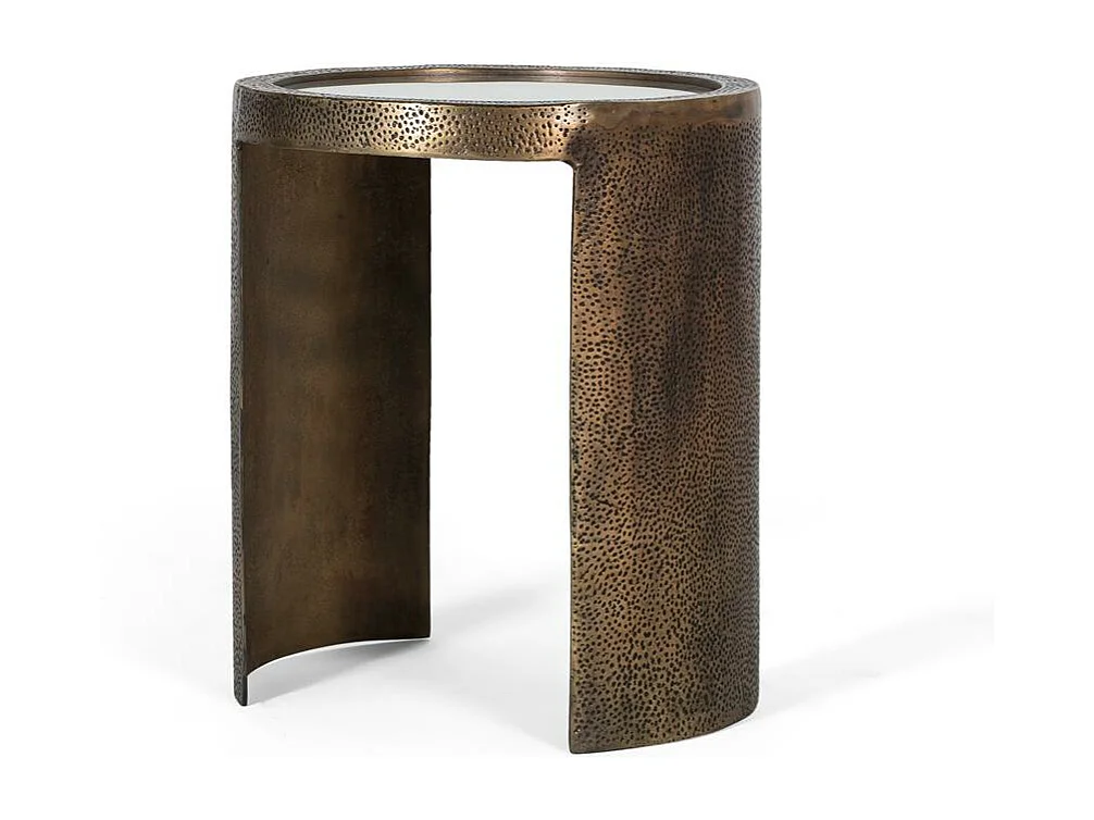 Table d'appoint d'angle en fer