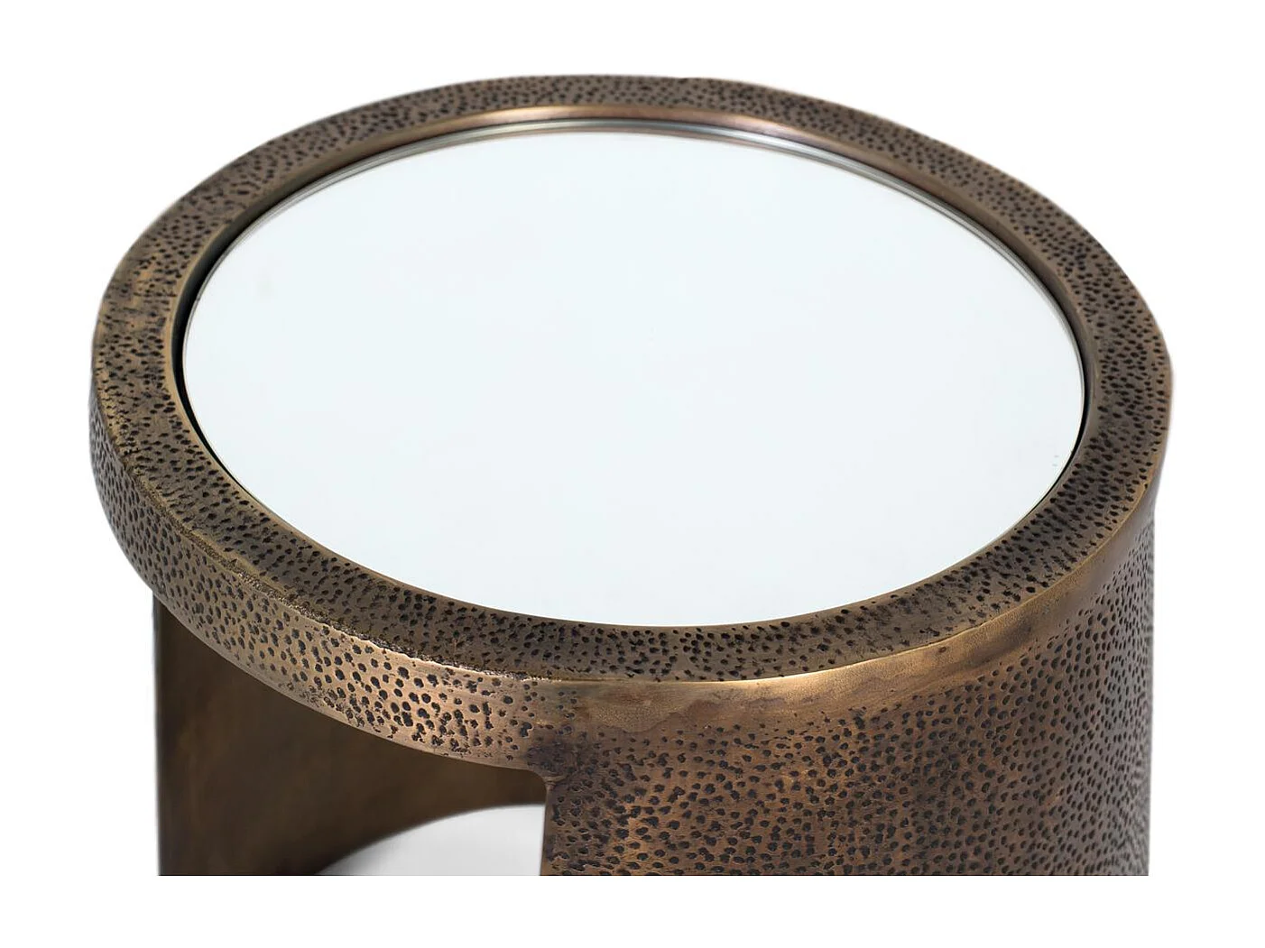 Table d'appoint d'angle en fer