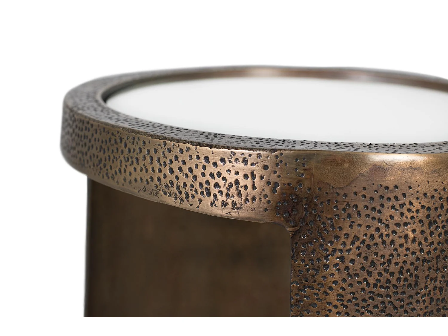 Table d'appoint d'angle en fer