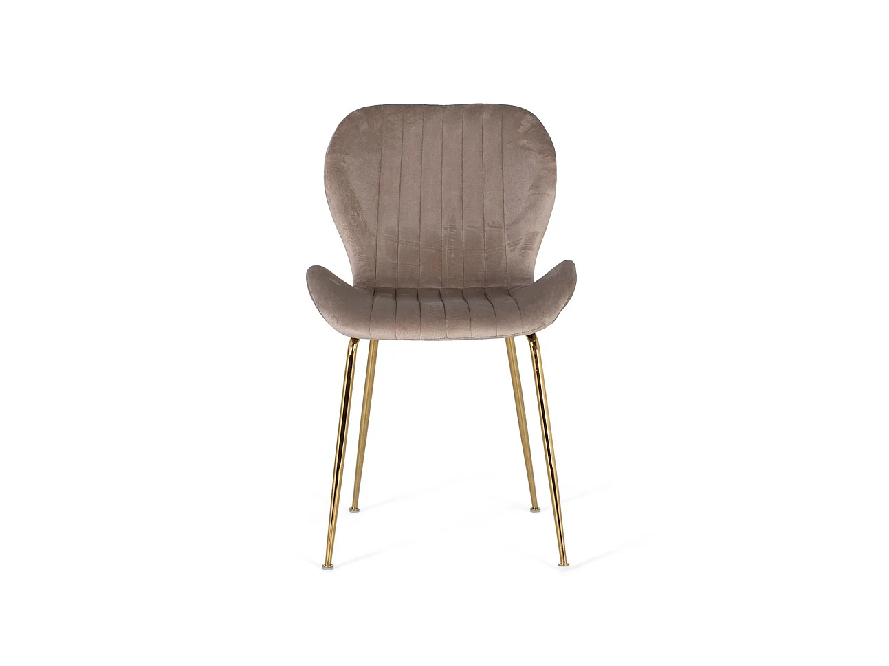 Fauteuil en velours 51 cm style contemporain - 84 x 51 x 55