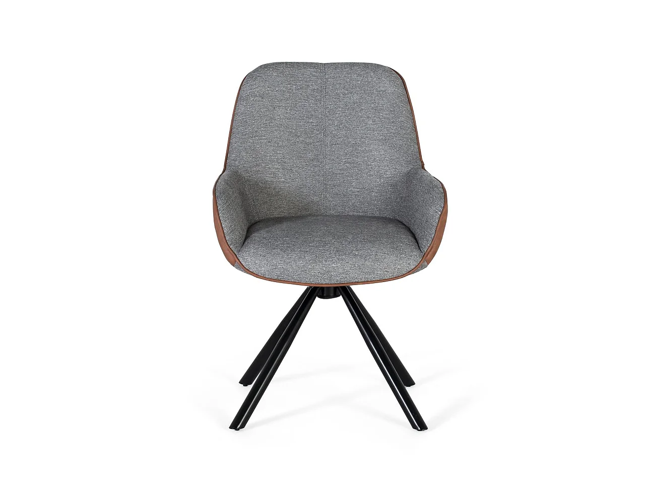 Stoel met PU-bekleding, stof, 52 cm, eigentijdse stijl - 86x52x60