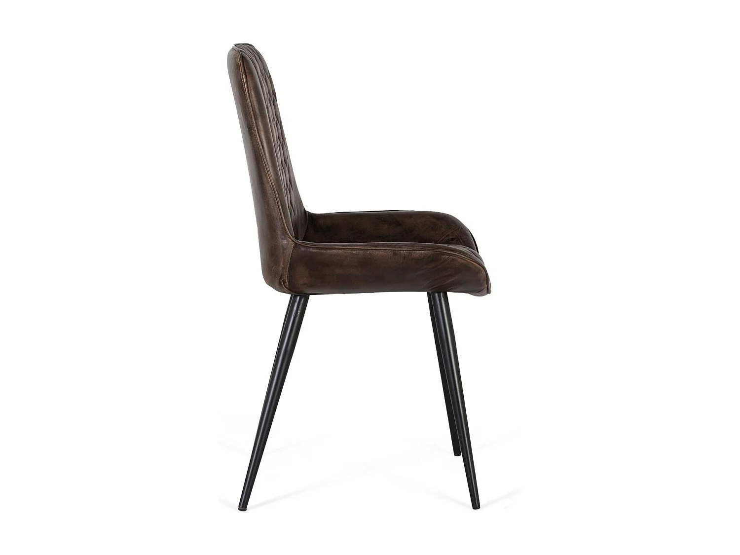 Rembourrée chaise longue van cendré grijs leer