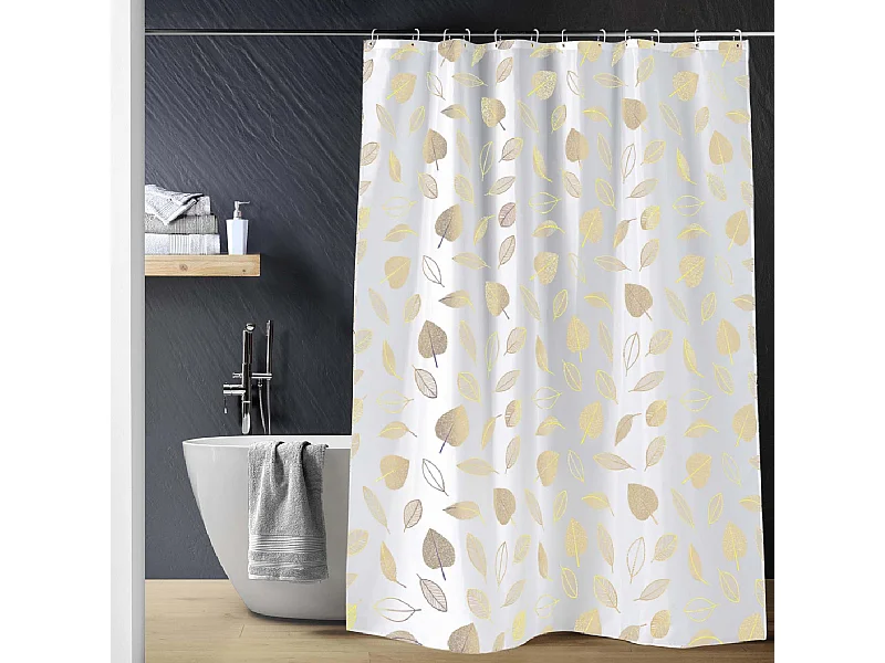 Rideau de Douche "Joya" 180x200cm Or