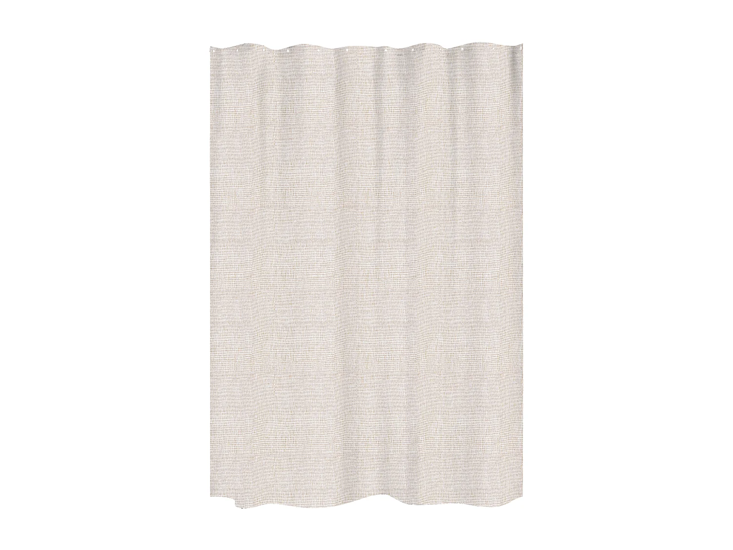 Duschvorhang mit Leinen-Effekt 180 x 200 cm