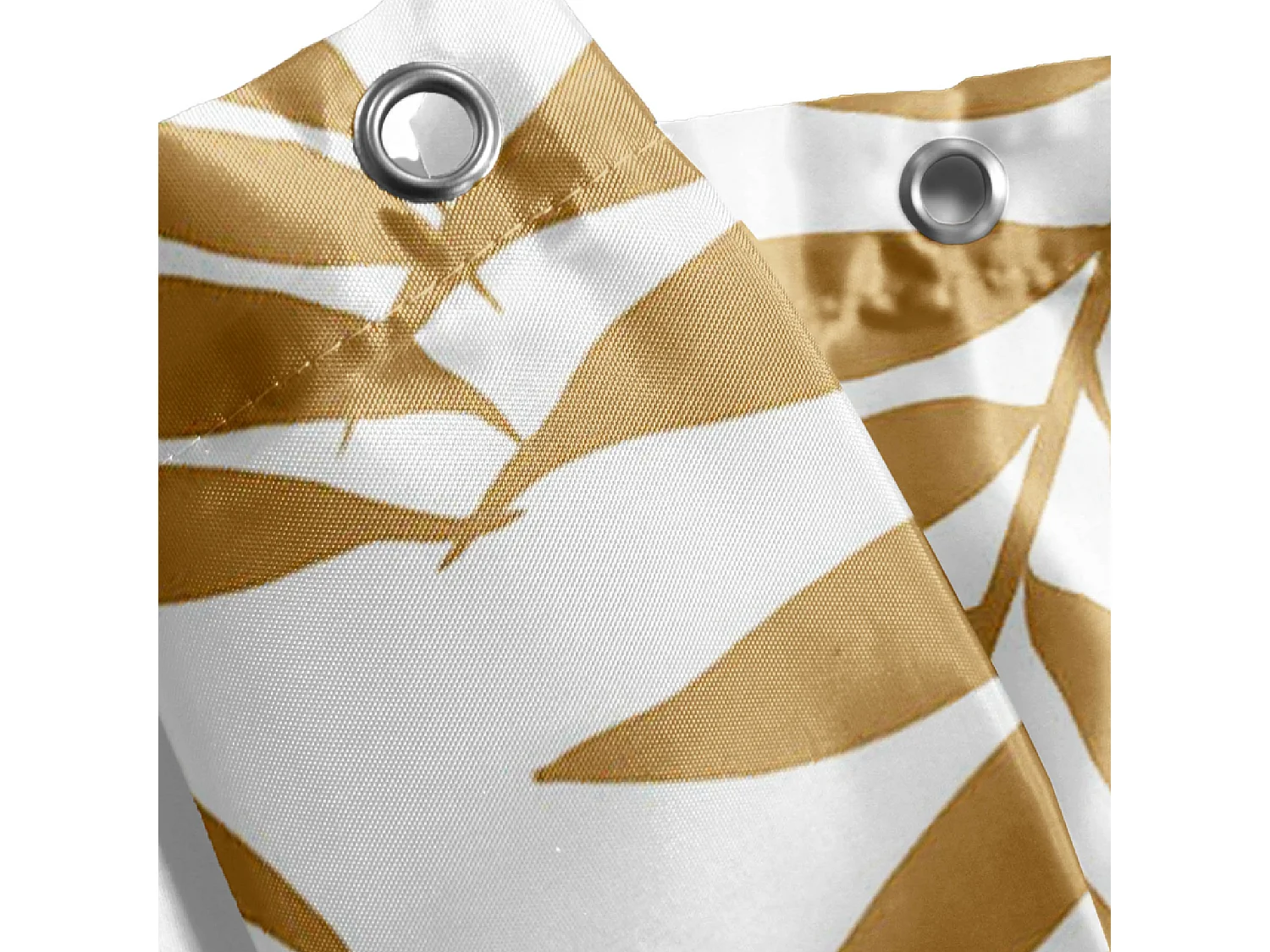 Cortina de Ducha con Ganchos Kelly Blanco 180 x 200 cm