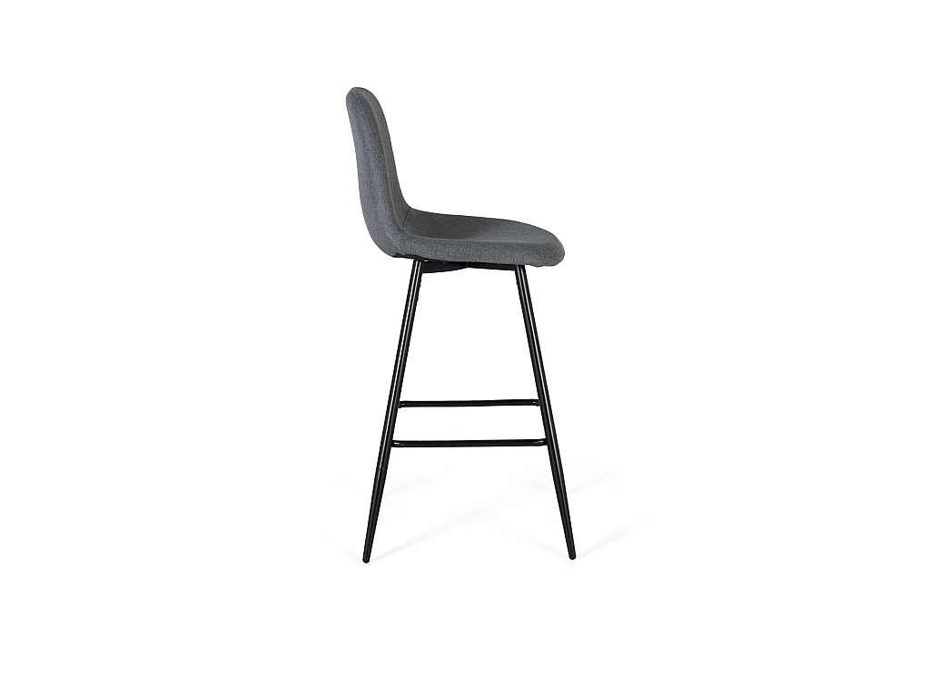 Tabouret en acier 45 cm, style contemporain - 103 x 44 x 45 cm
