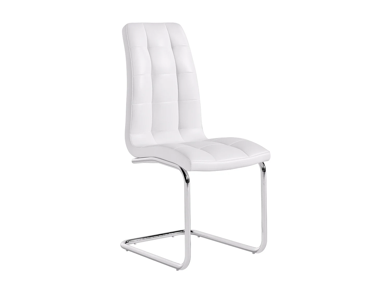 Set tavolo COSIMA + 4 sedie NADYA Trasparente e Bianco