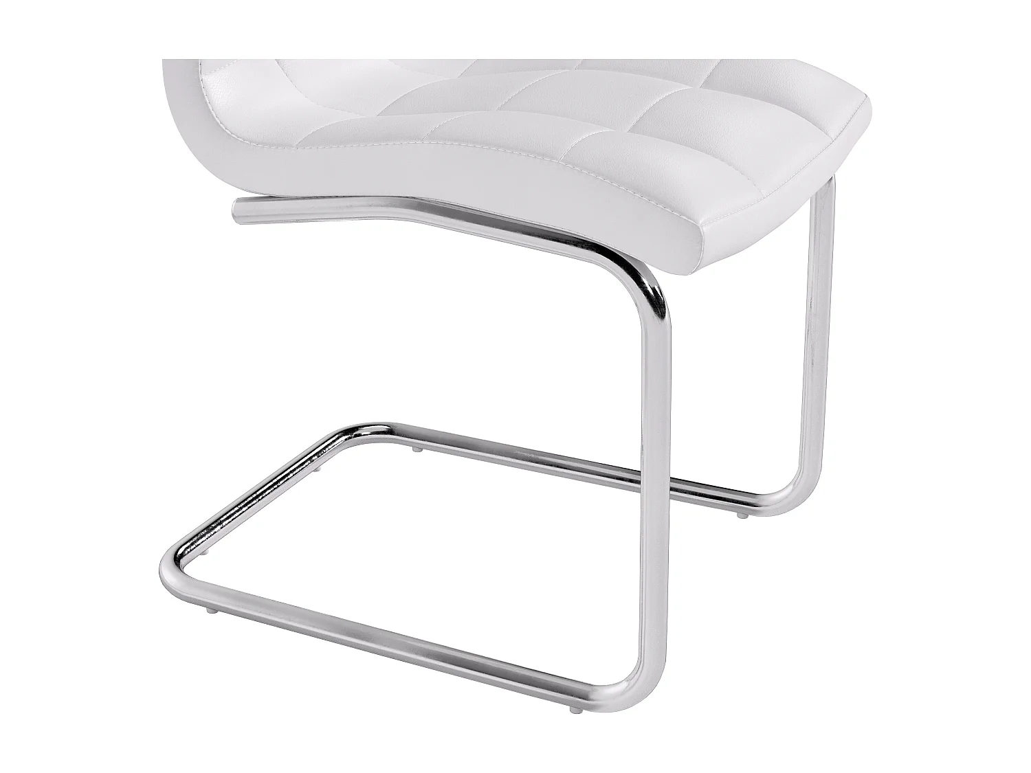 Ensemble table COSIMA + 4 chaises NADYA - Transparent et blanc