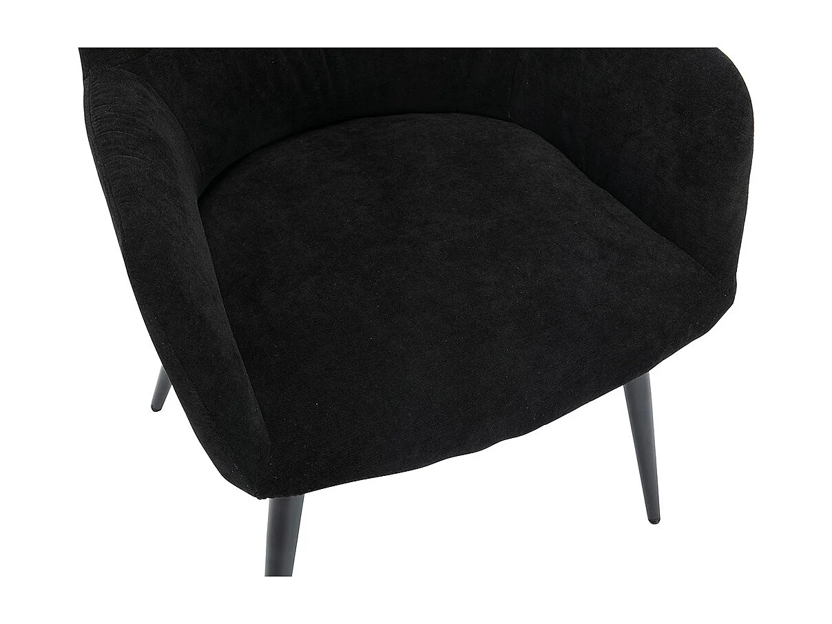 Ensemble table LUBANA + 4 chaises PEGA - Transparent et noir