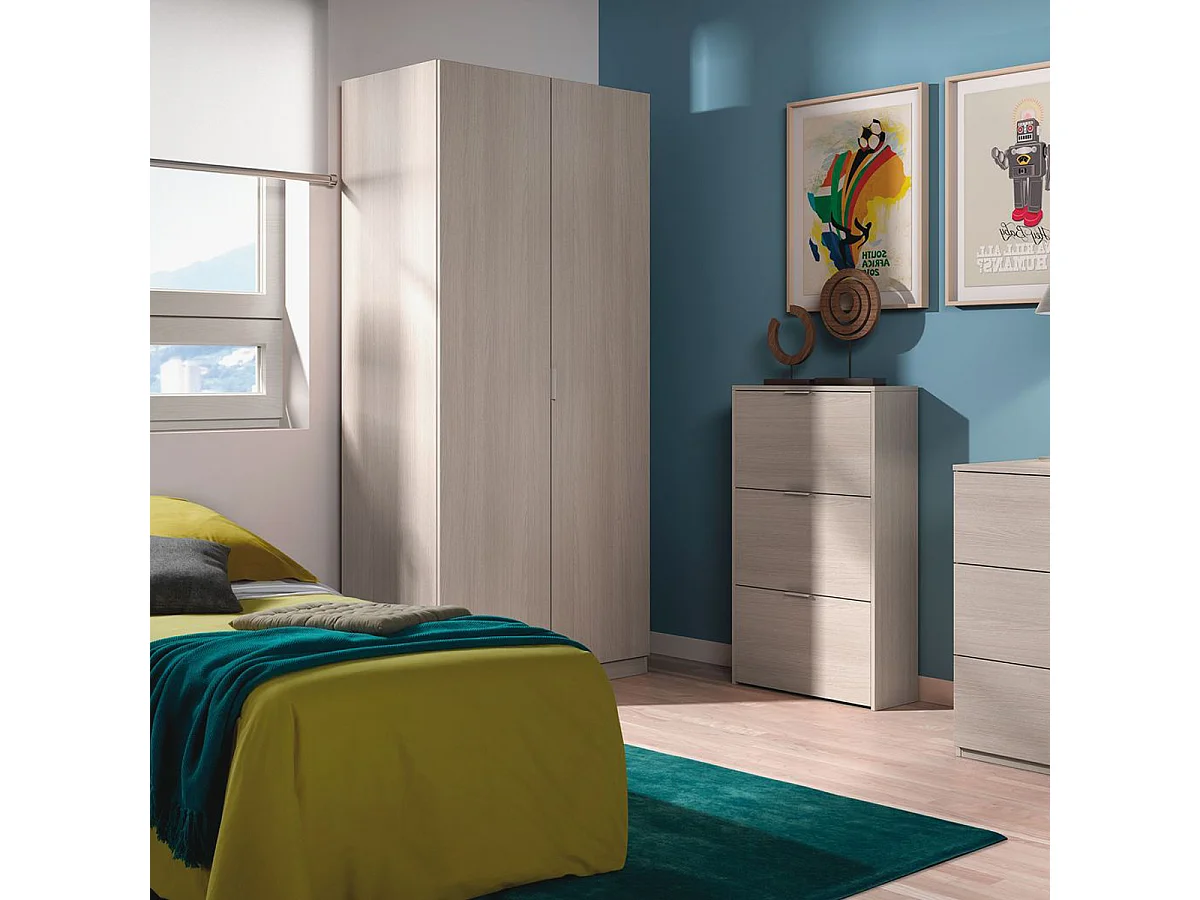 Scarpiera a ribalta ROVERE garage 18 paia 3 ante 6 ripiani 60X22X113 - LC7877R