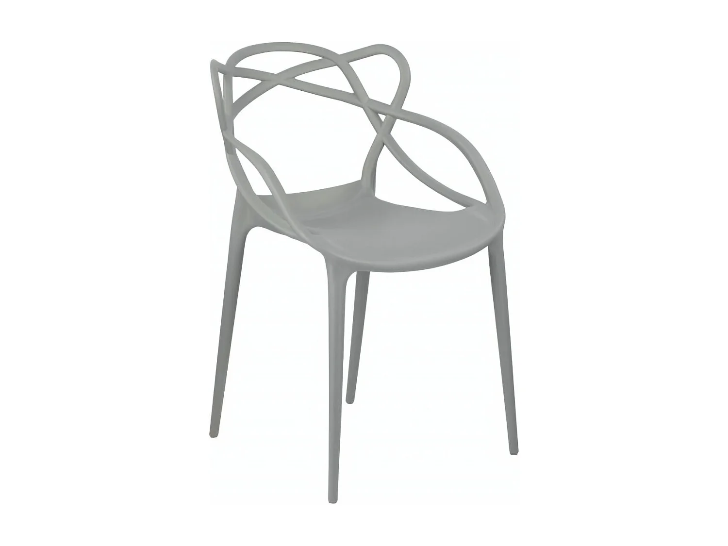 Sedia in polipropilene Grigio Chiaro (6 pz) HERON