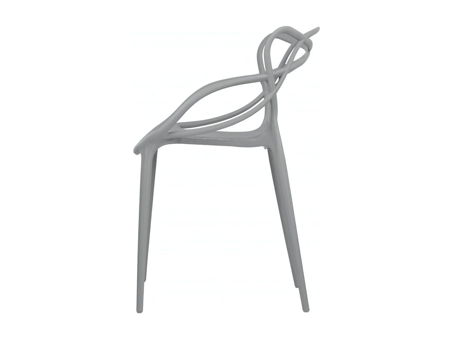 Sedia in polipropilene Grigio Chiaro (6 pz) HERON