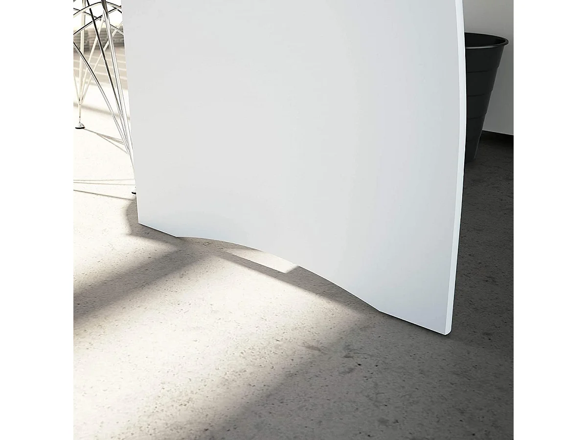 Scrivania pc ufficio studio casa cassettiera ROVERE+BIANCA computer gaming 136 X 62 X 74 cm - 0F4625A