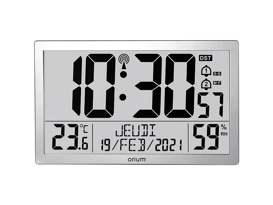 Horloge digitale calendrier RC Giant - Orium