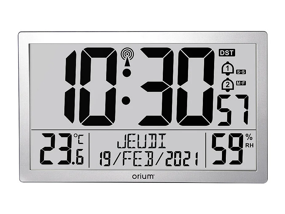 Horloge digitale calendrier RC Giant - Orium