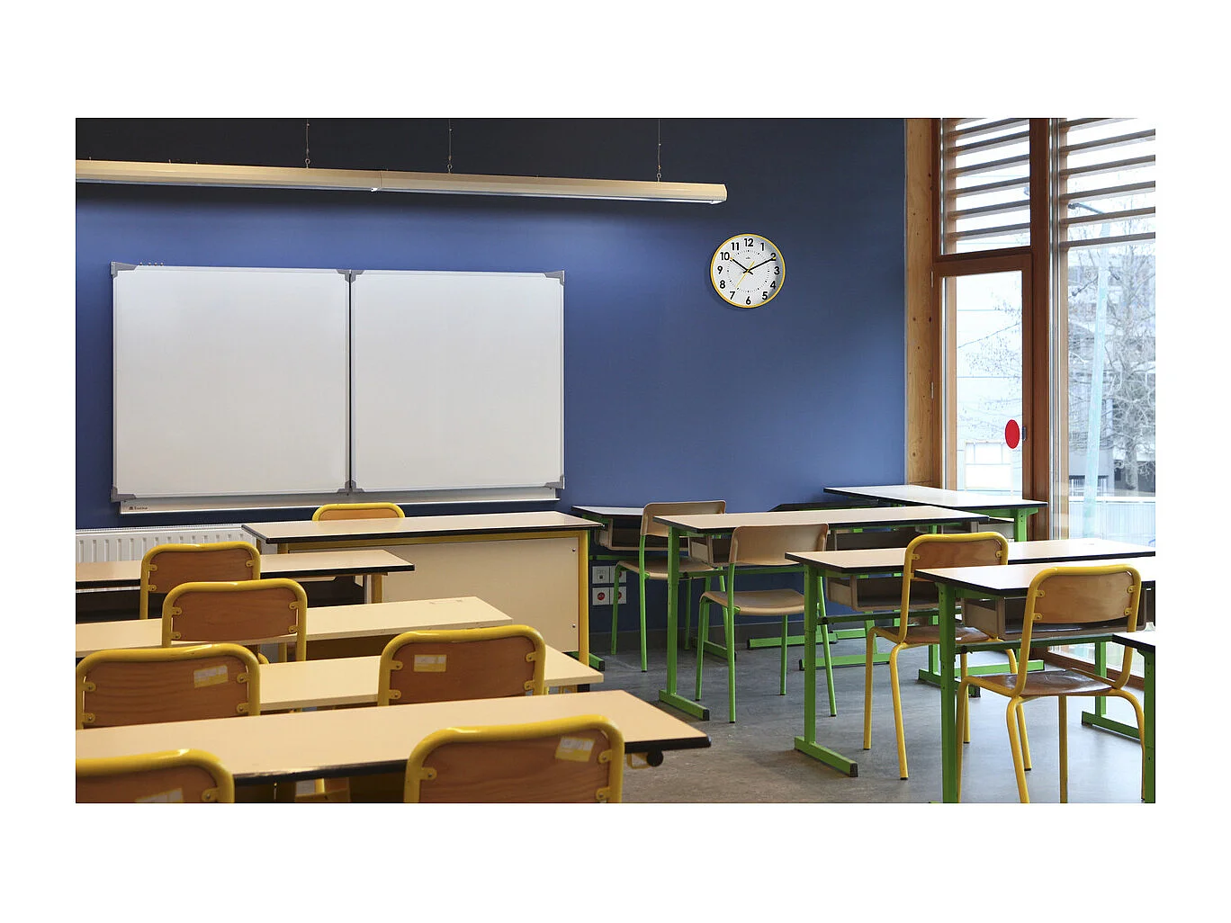 Horloge silencieuse Abylis Ø30cm - Ocre - Orium