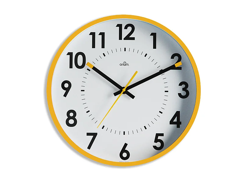 Horloge silencieuse Abylis Ø30cm - Ocre - Orium