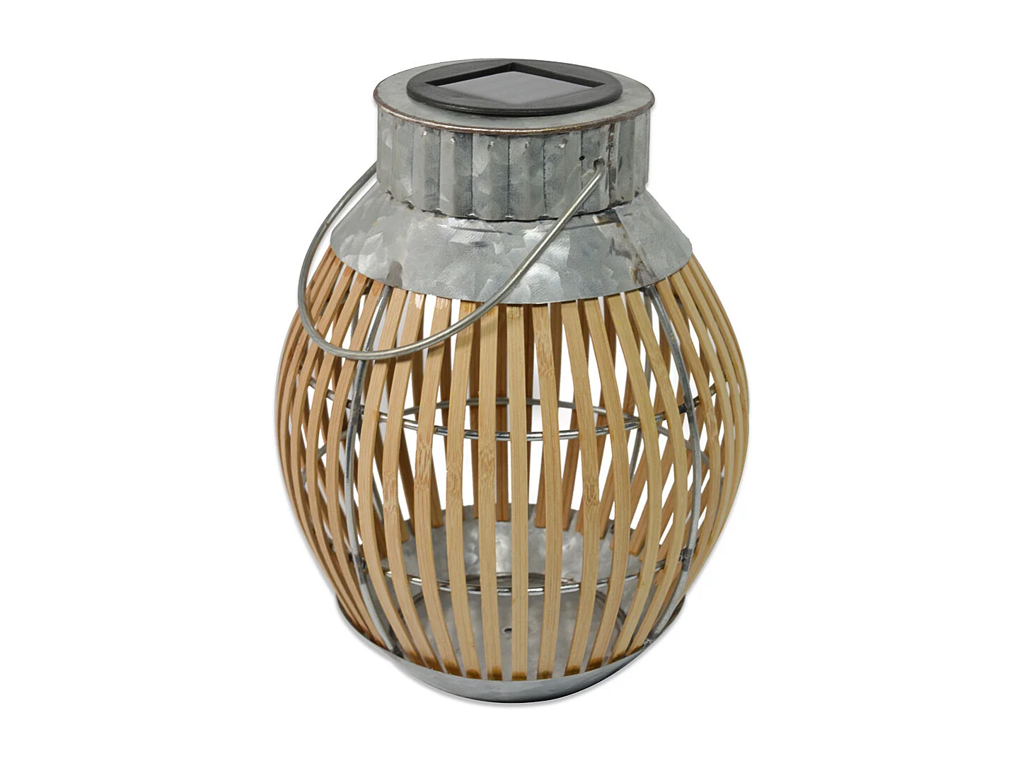 Lanterne solaire bambou h35cm - Orium