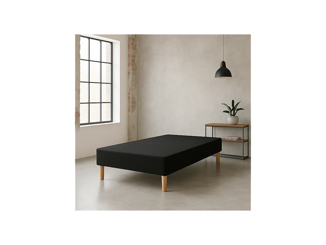 Sommier tapissier 90x190 Fabrication Française + Pieds offerts