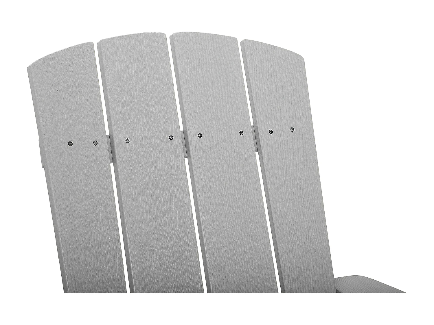 Tuinstoel ADIRONDACK met voetenbank Lichtgrijs