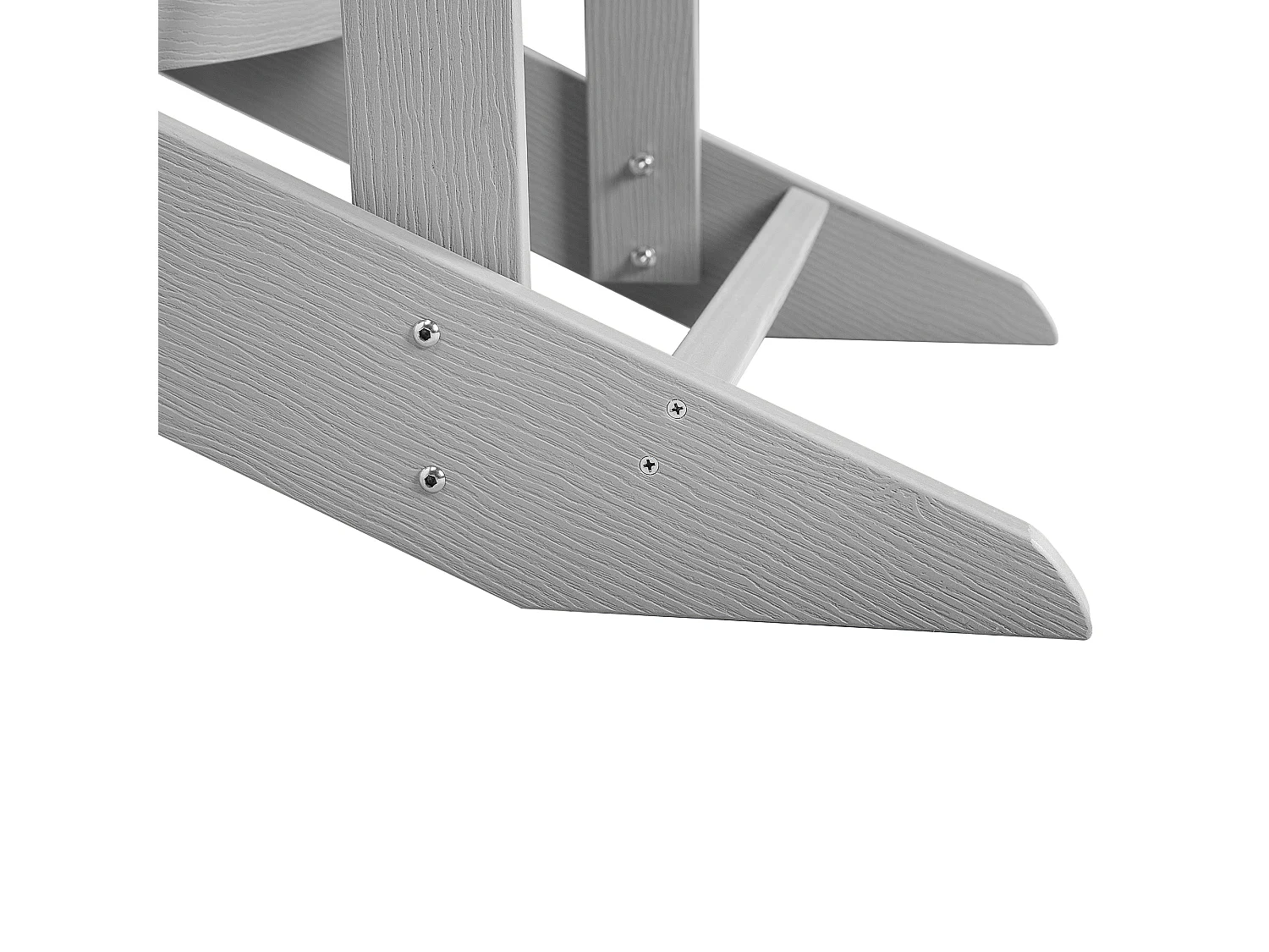 Tuinstoel ADIRONDACK met voetenbank Lichtgrijs