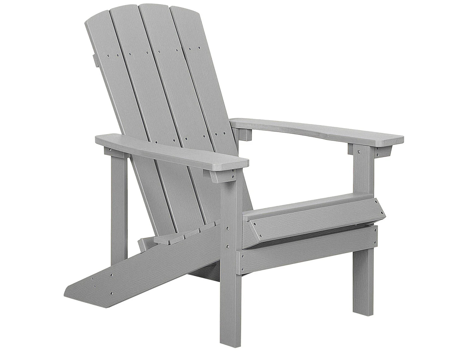 Chaise de jardin ADIRONDACK Gris clair