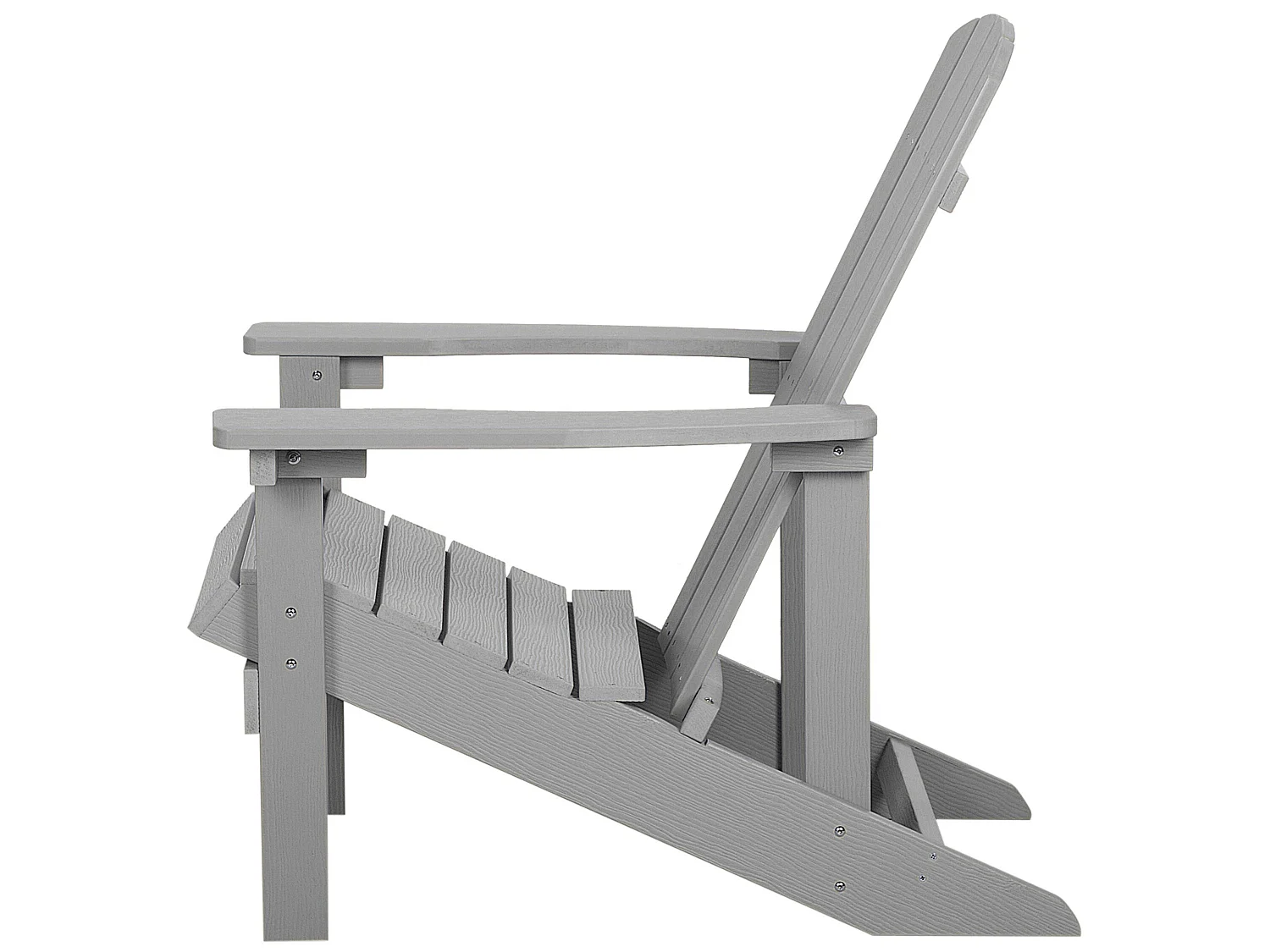 Chaise de jardin ADIRONDACK Gris clair