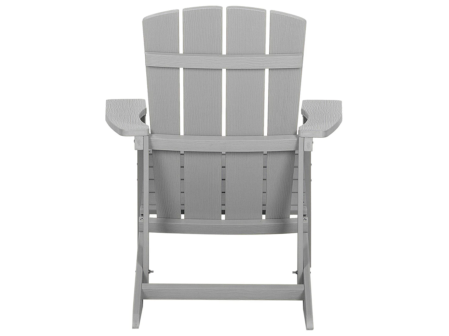 Chaise de jardin ADIRONDACK Gris clair
