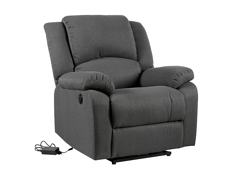 Fauteuil électrique inclinable CLOUD gris anthracite - HAPPY GARDEN