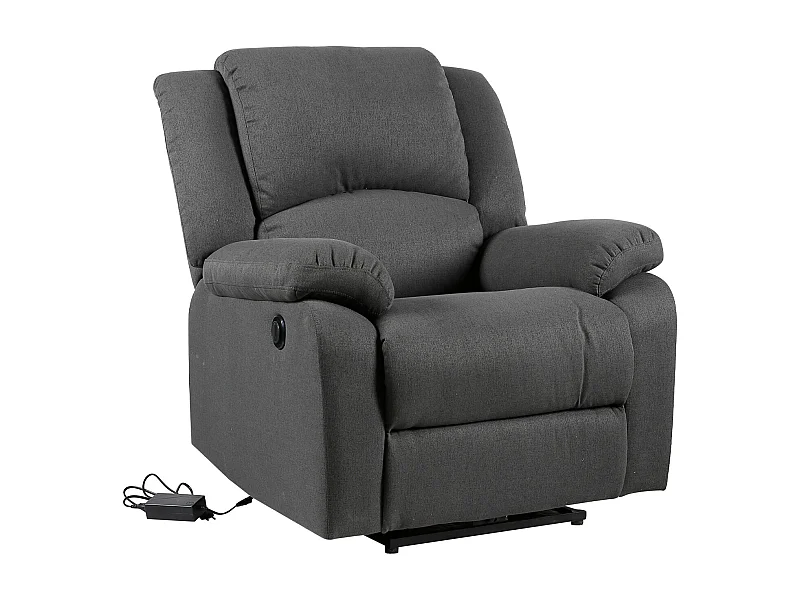 Fauteuil électrique inclinable CLOUD gris anthracite - HAPPY GARDEN