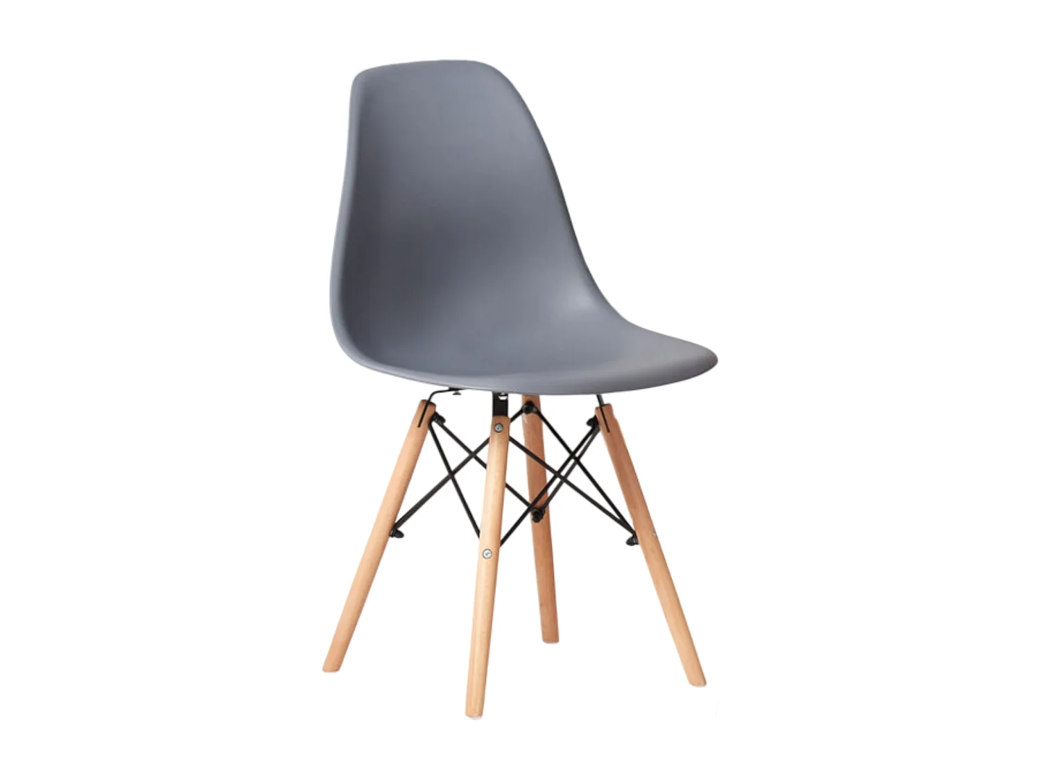 EIFFEL - Chaise Scandinave Style Eiffel  - Gris
