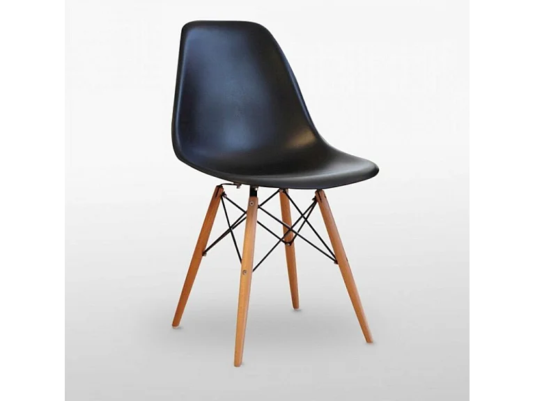 EIFFEL - Chaise Scandinave Style Eiffel  - Noir