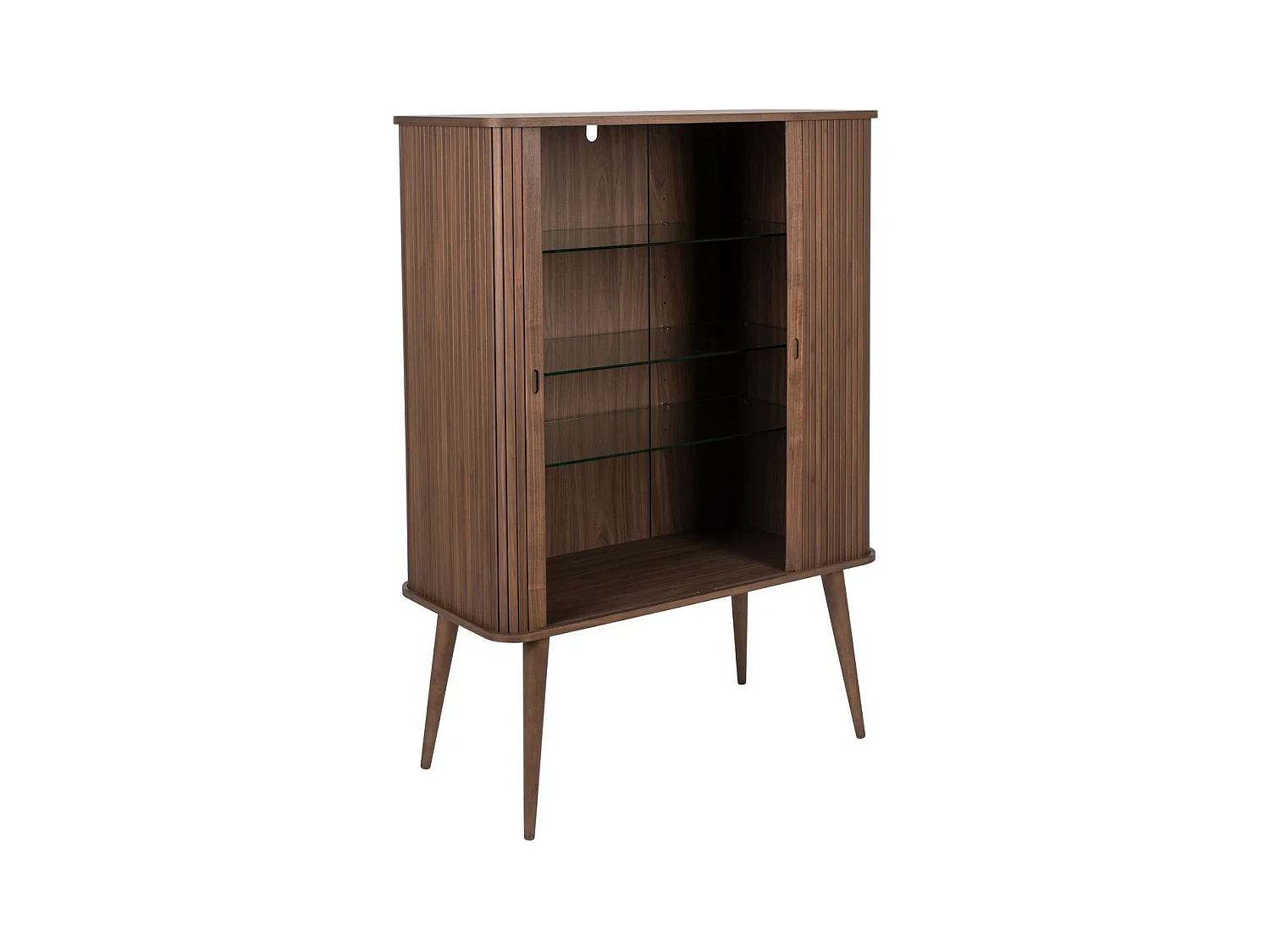 BARBIER - Holztruhe mit Walnuss-Finish