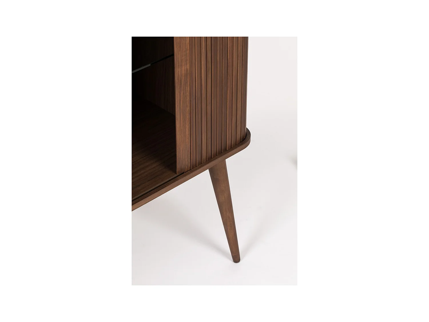 BARBIER - Holztruhe mit Walnuss-Finish