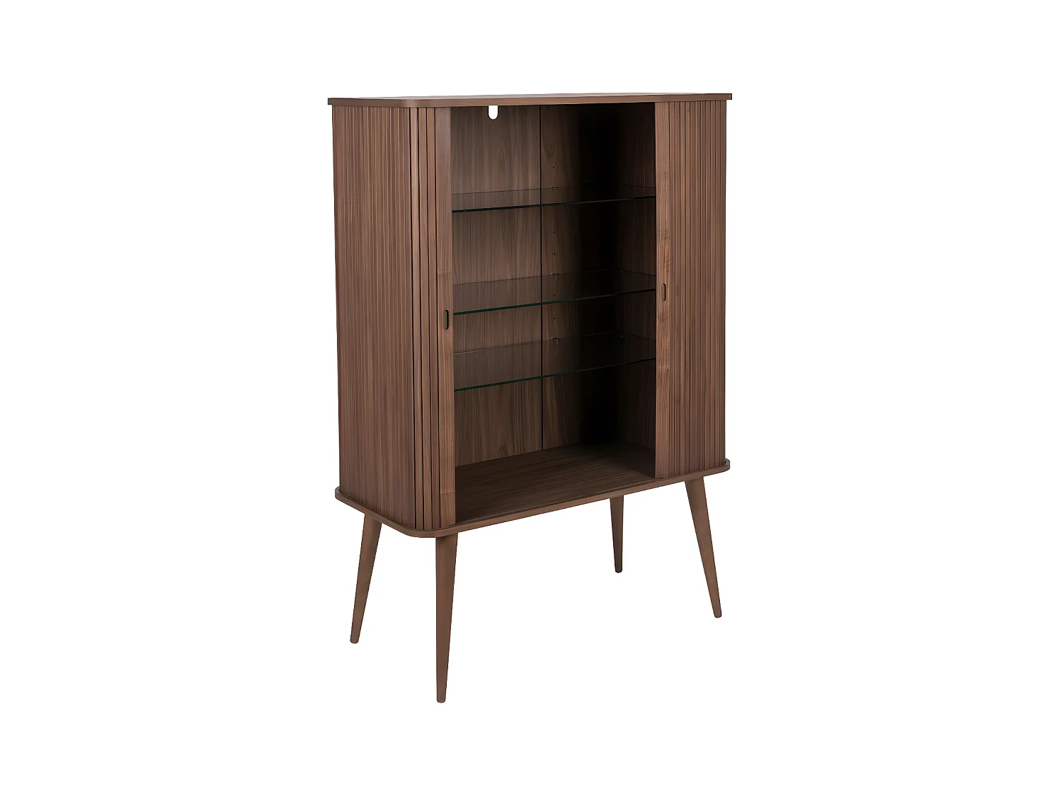 BARBIER - Holztruhe mit Walnuss-Finish