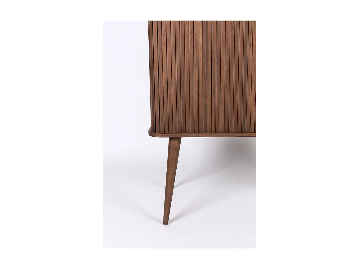 Barbier - Buffet haut en bois - Couleur - Bois foncé