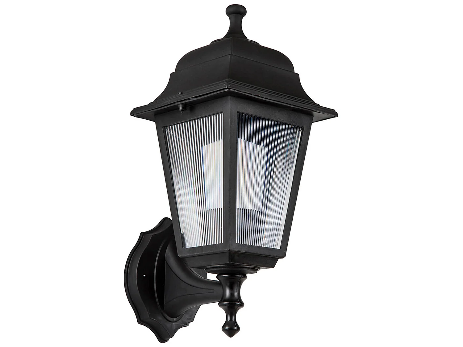 Luminaire extérieur Huddersfield mural 35 cm E27 noir [lux.pro]