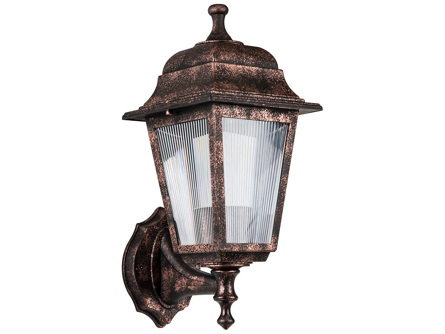 Luminaire extérieur Huddersfield mural 35 cm E27 cuivre brossé [lux.pro]