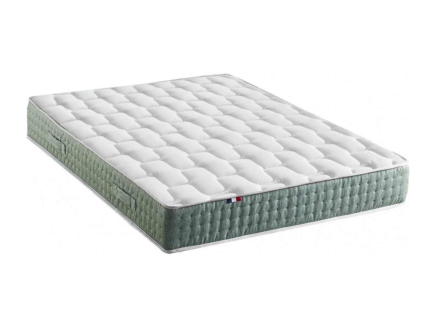 Matelas ressorts ensachés 7 zones HYGGE - soutien ferme et réversible Dimensions - 180 x 200 cm