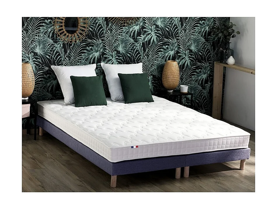 Matelas AZUR bi-confort mousse et mémoire de forme toutes saisons Dimensions - 160 x 200 cm