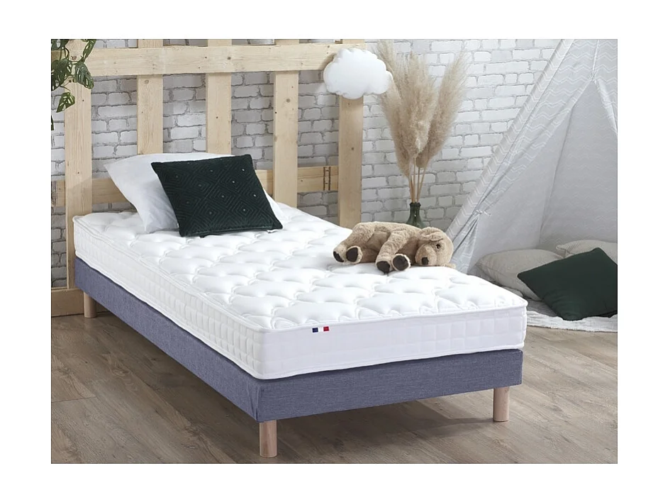 Matelas AZUR bi-confort mousse et mémoire de forme toutes saisons Dimensions - 90 x 190 cm