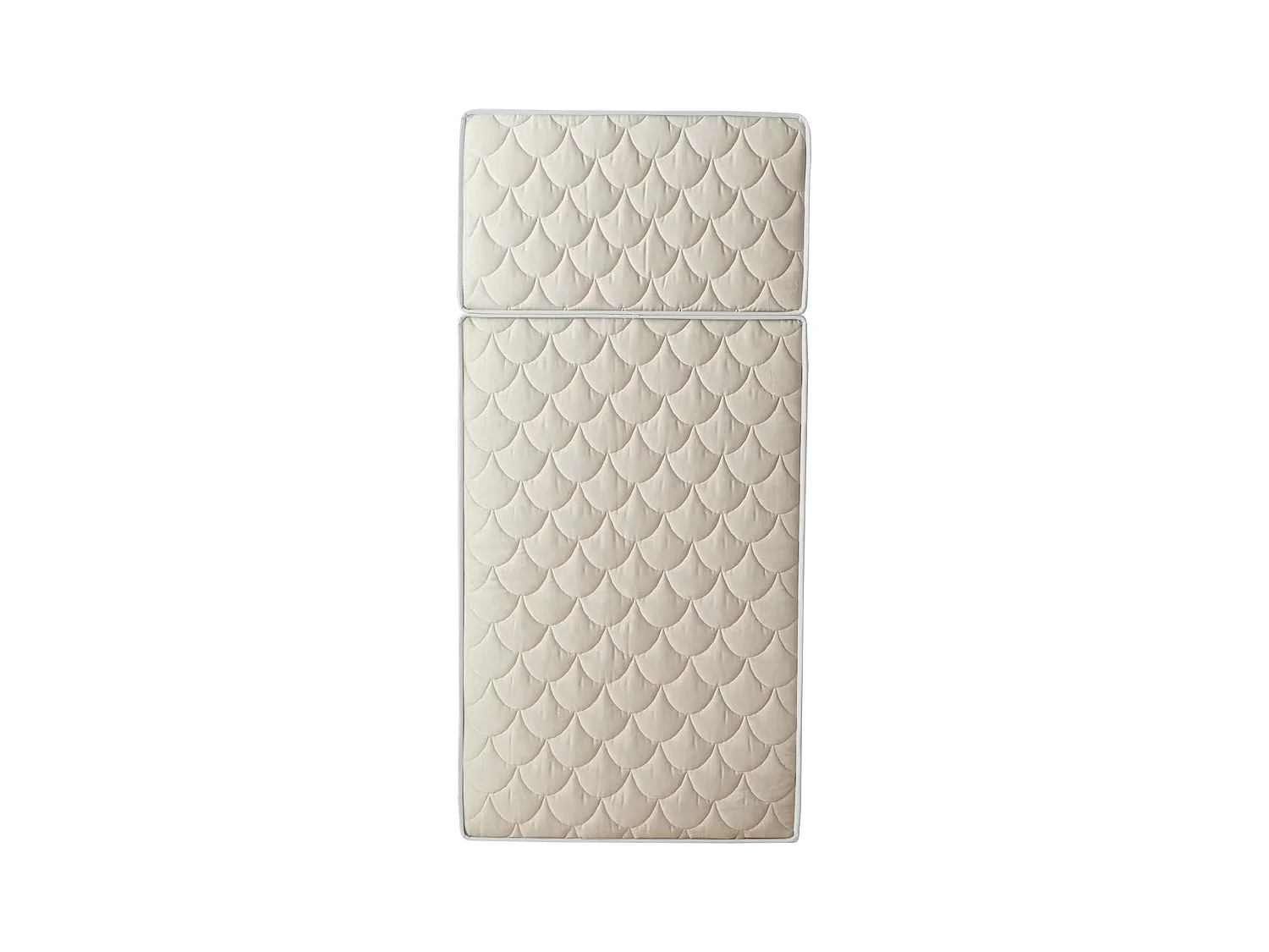 Matelas évolutif en 100% coton bio, confort ferme, soutien optimal Dimensions - 90 x 190 cm