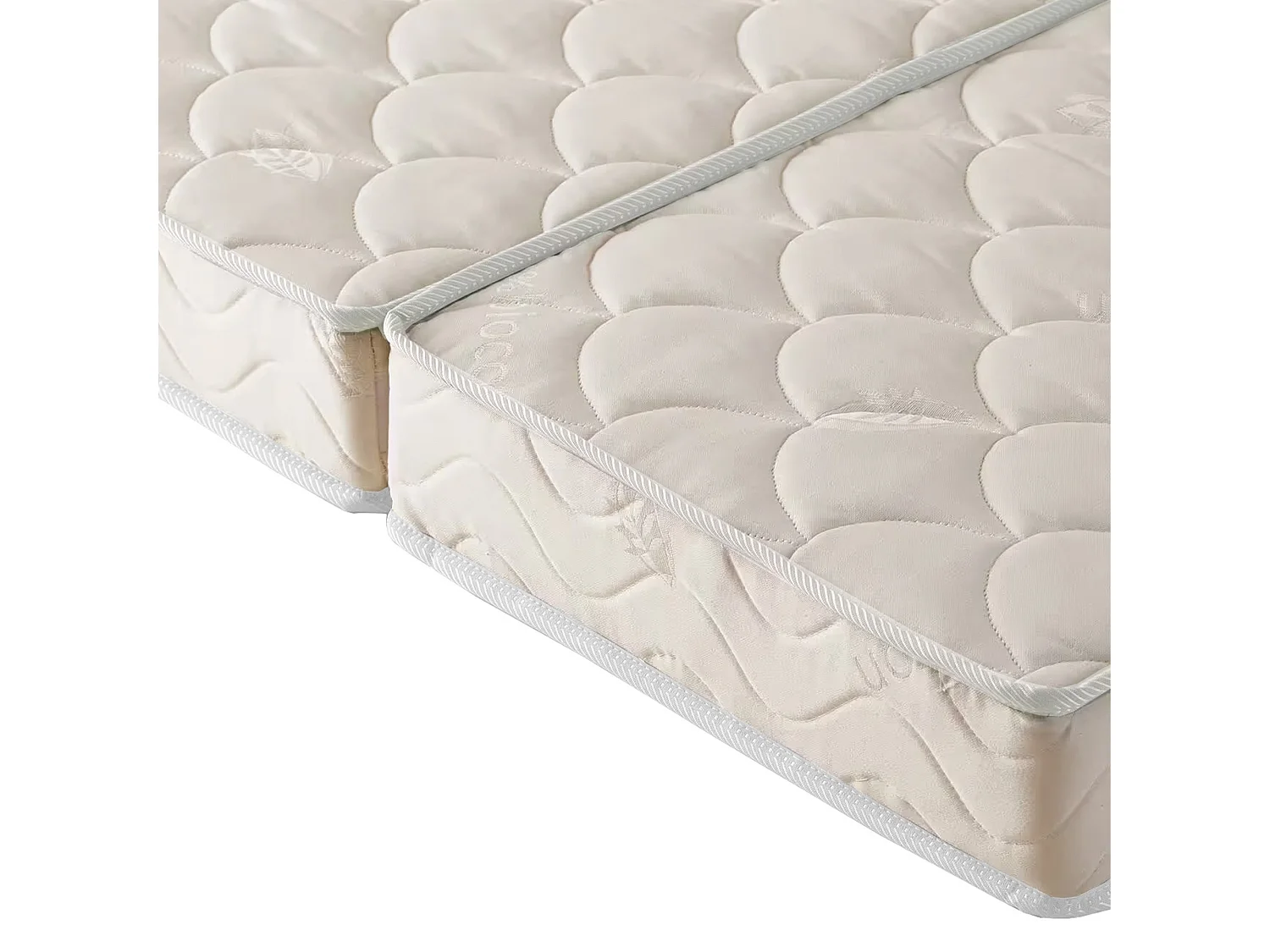 Matelas évolutif en 100% coton bio, confort ferme, soutien optimal Dimensions - 90 x 190 cm