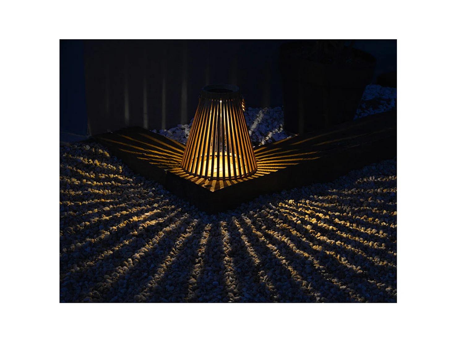 Lanterne solaire bambou Elona - Orium