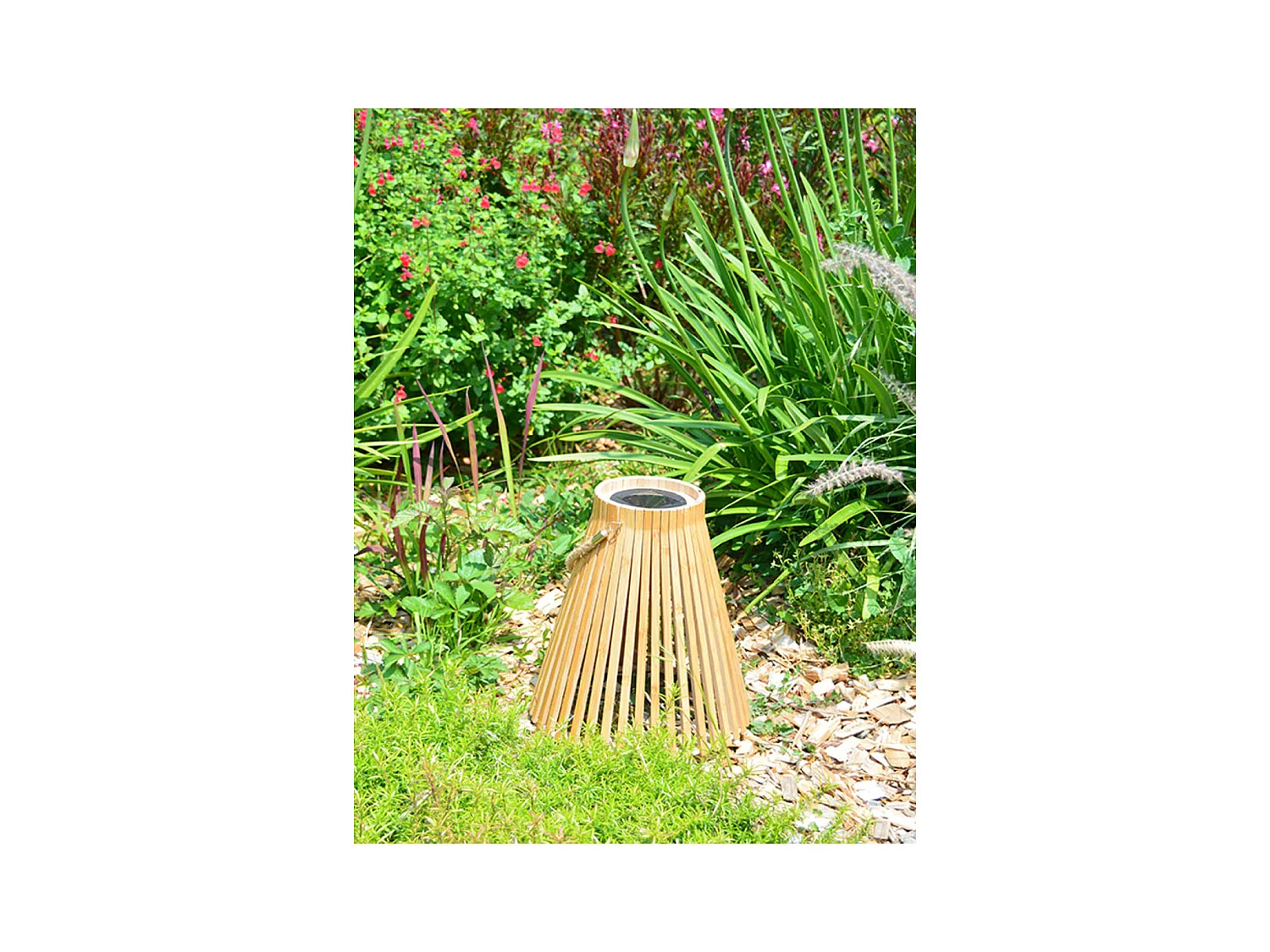 Lanterne solaire bambou Elona - Orium